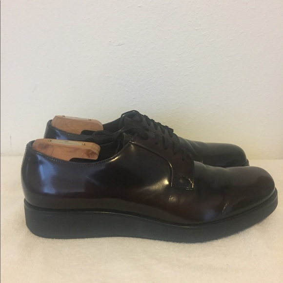PRADA PLATFORM DERBY SHOES - Picture 4 of 8